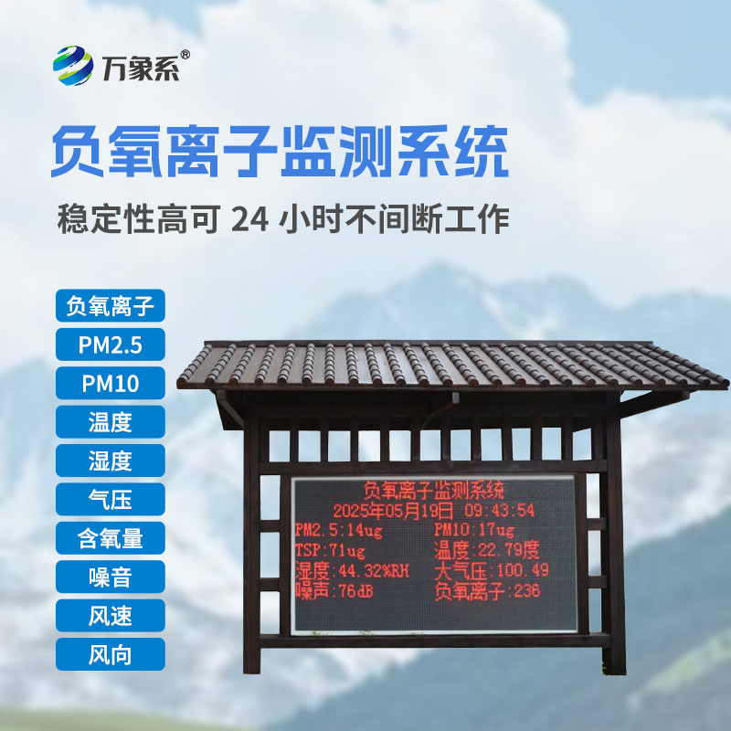負(fù)氧離子監(jiān)測站